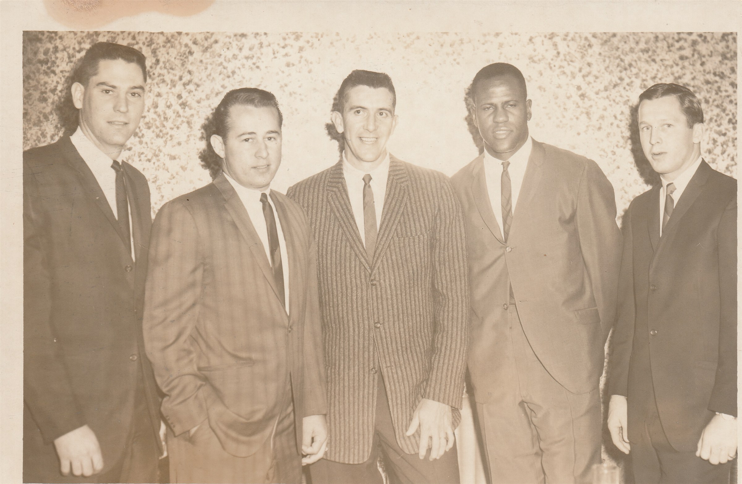 Chicago Cubs players during the media tour Mike covered